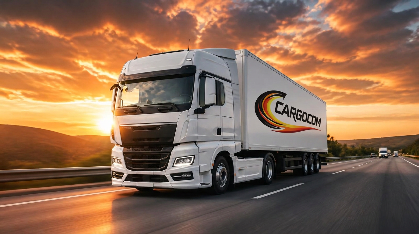 CARGOCOM truck on European highway